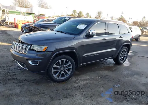 2018 Jeep Grand Cherokee Overland 4X4 z USA, uszkodzony, nr VIN 1C4RJFCG0JC356576